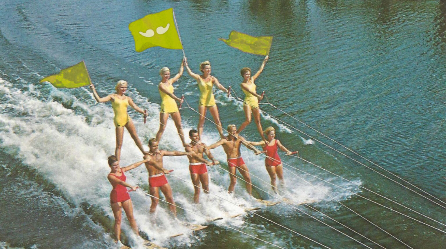 water skiing people